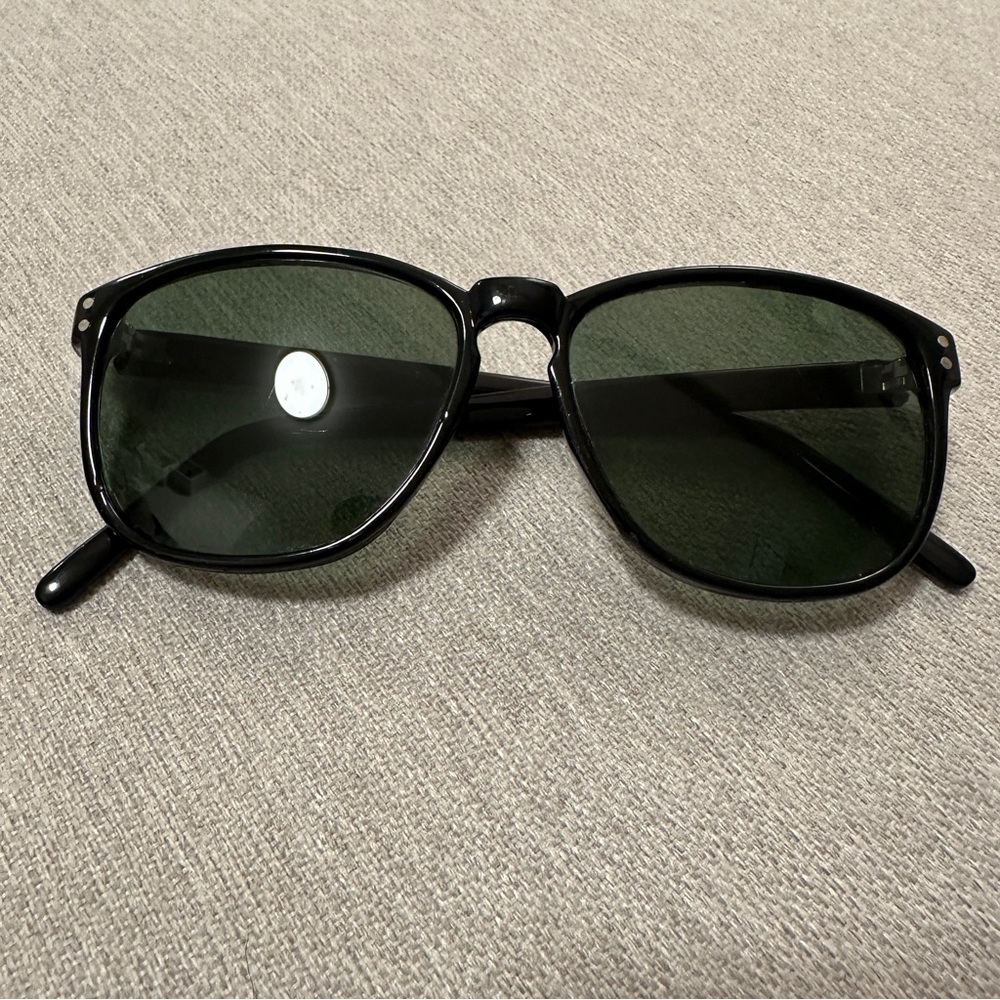 Large Square Black Sunglasses
